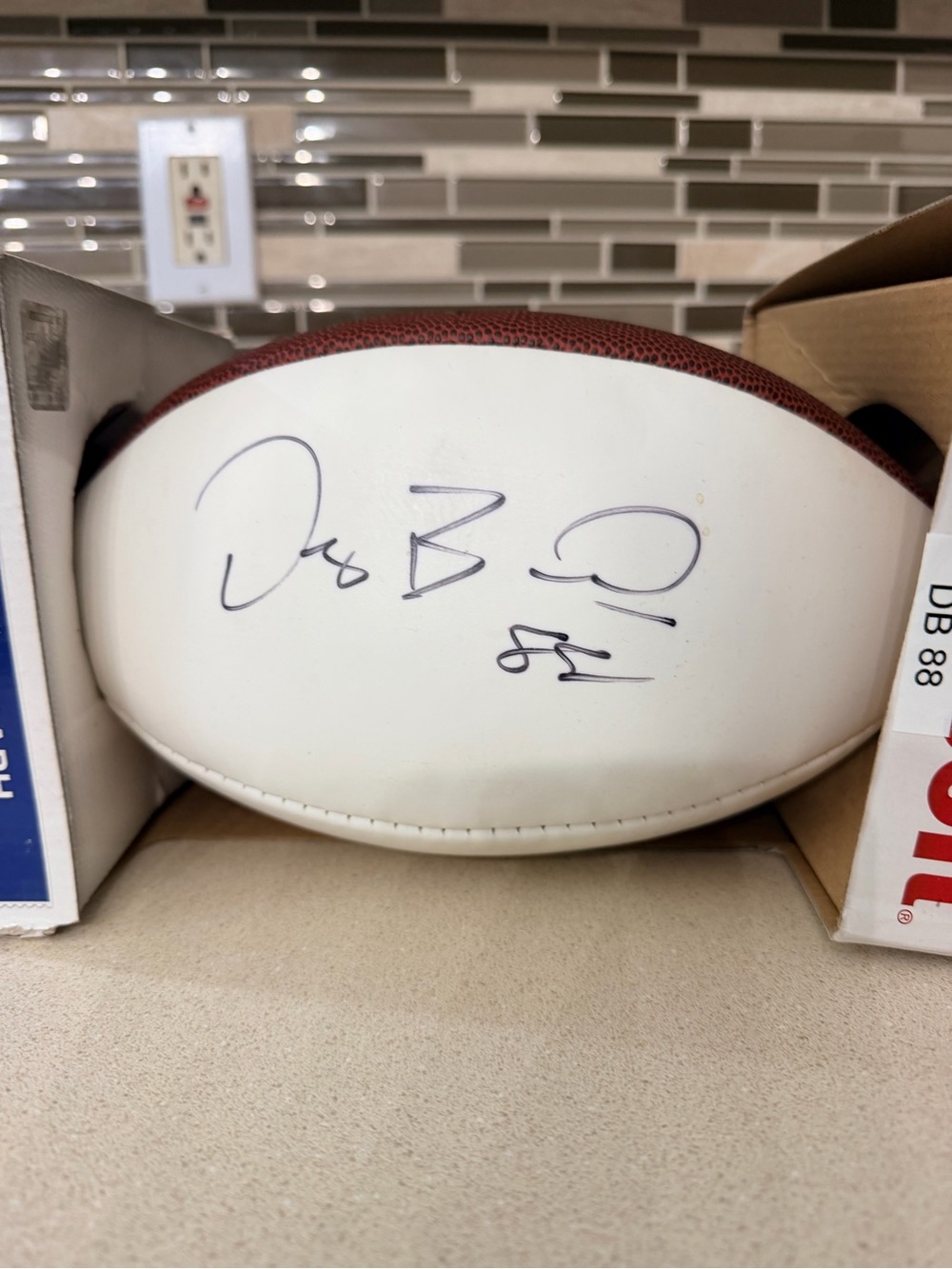 Dez Bryant Signed Autographed Full-Size Football (Dallas Cowboys #88)